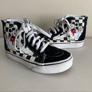 Vans x Disney Mickey Mouse Sk8 Hi Checkered